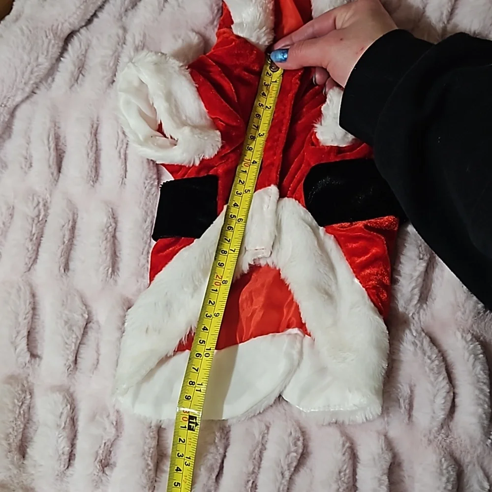 Santa Pet Outfit Size S NWOT
